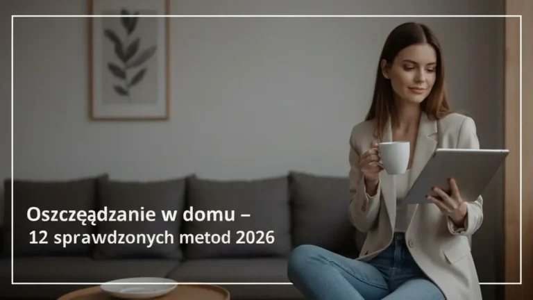 Oszczędzanie prądu w domu - 12 sprawdzonych metod 2026 - ilustracja